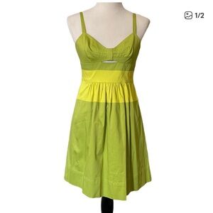 Jessica Simpson Lime Green Dress